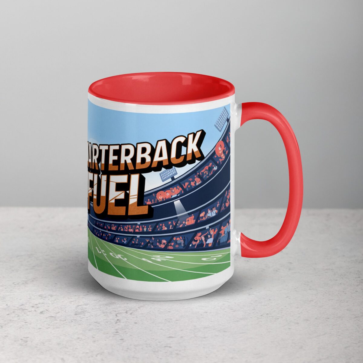 Quarterback Fuel Football Coffee Mug - Image 12