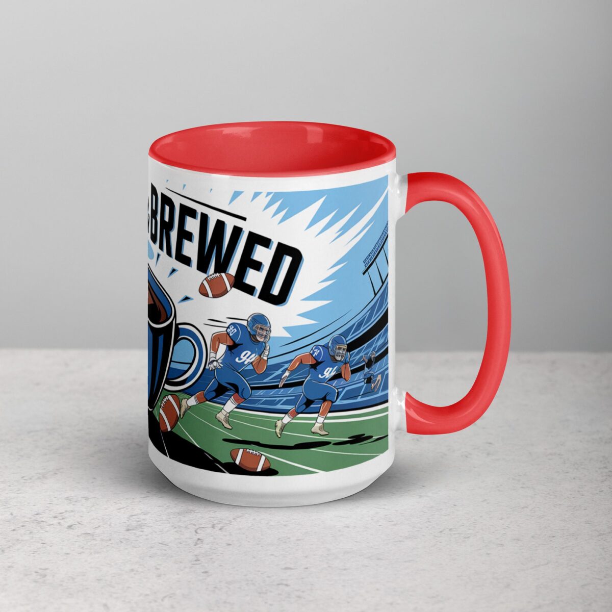 Blitzed & Brewed Football Coffee Mug - Image 12