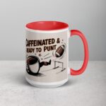 Caffeinated & Ready to Punt Football Mug - Image 12