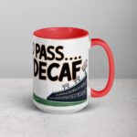 Ready to Pass… on Decaf Football Coffee Mug - Image 12