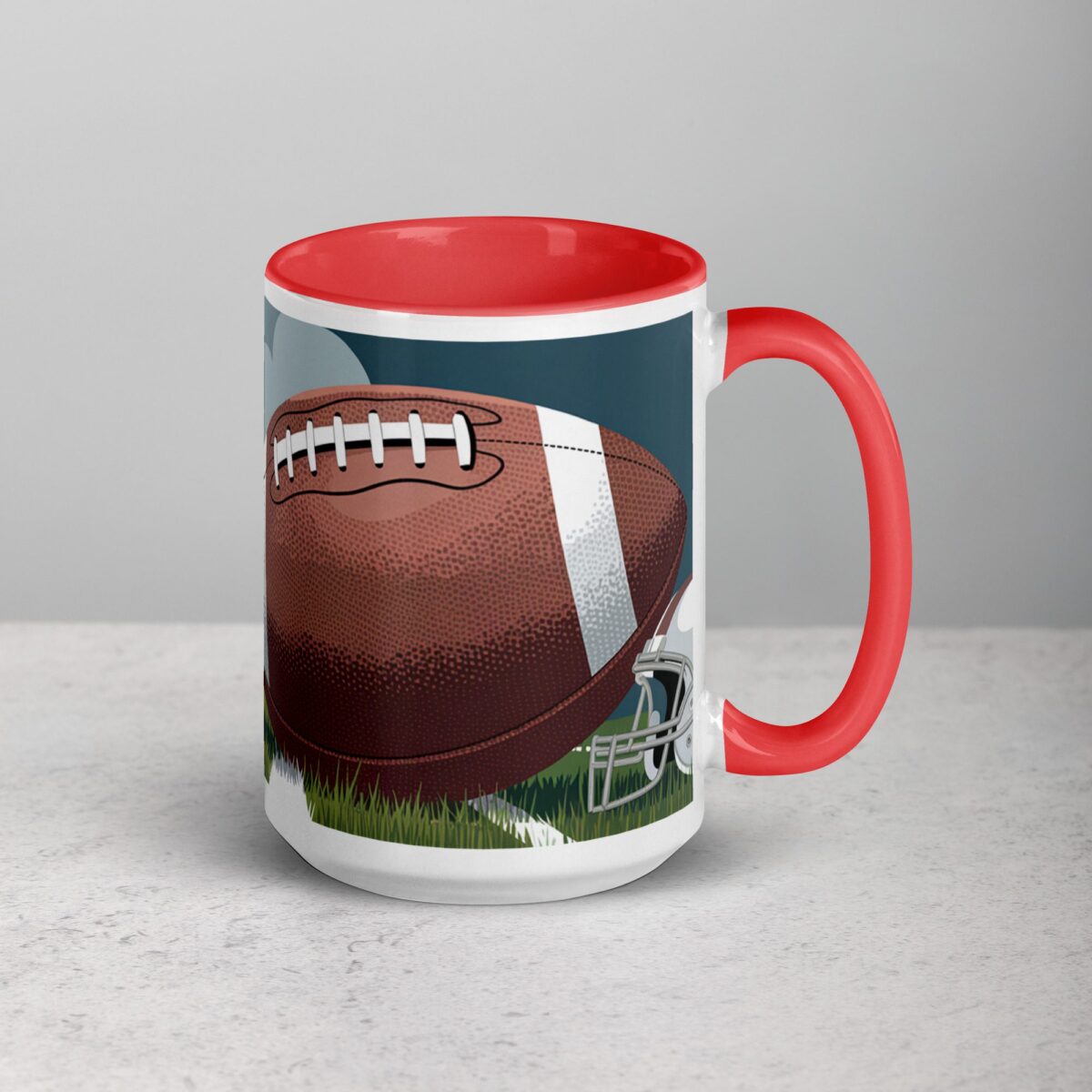 I Love Football Elegant Coffee Mug & Tea Cup - Image 12