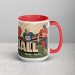 I Love Football Retro Coffee Mug & Tea Cup - Image 12
