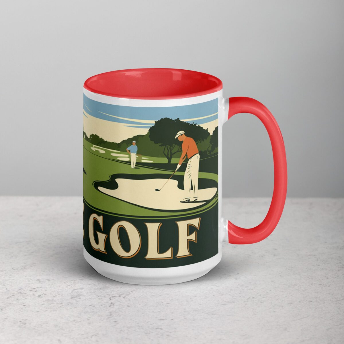 I Love Golf Retro Coffee Mug & Tea Cup - Image 12