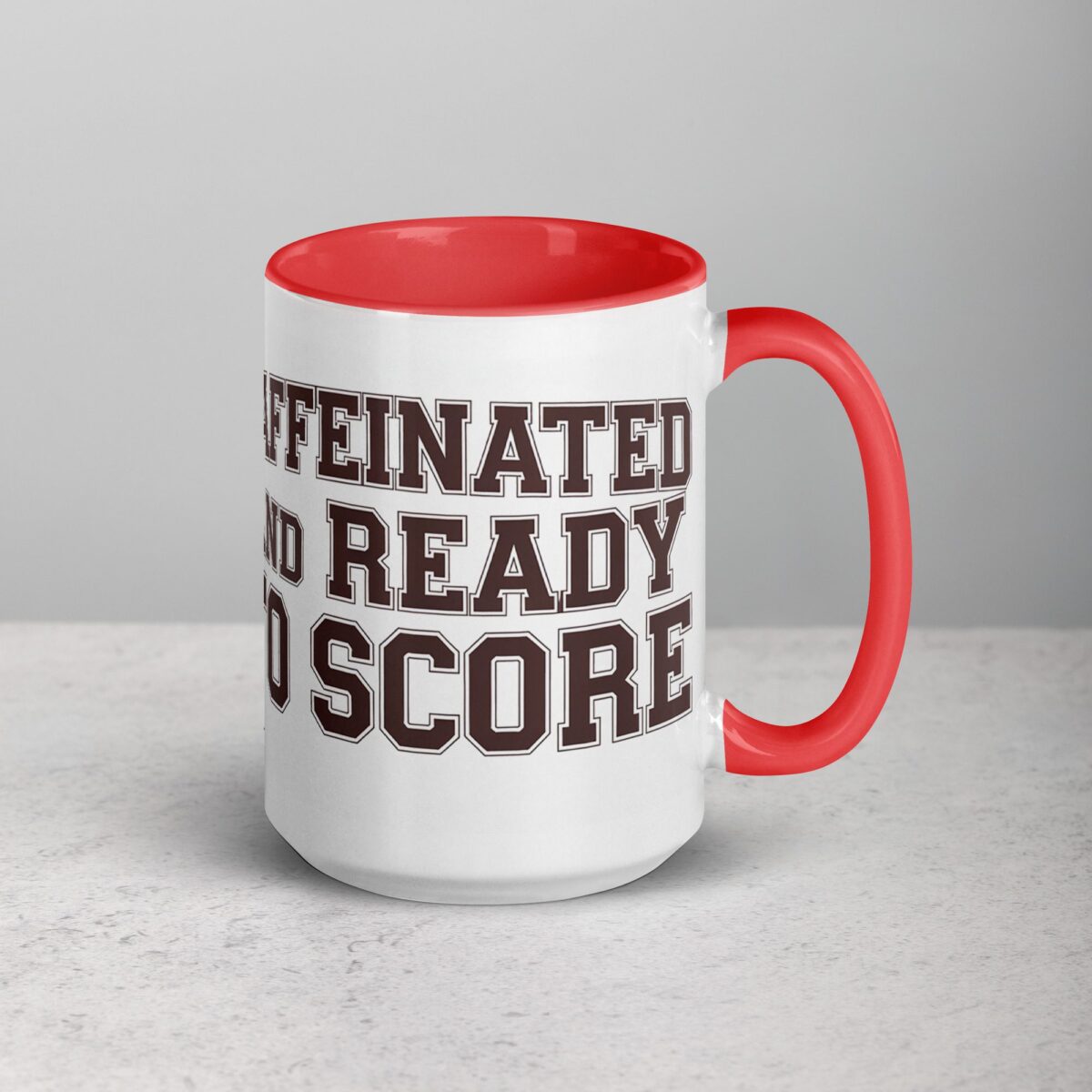 Caffeinated and Ready to Score Hockey Mug - Image 12