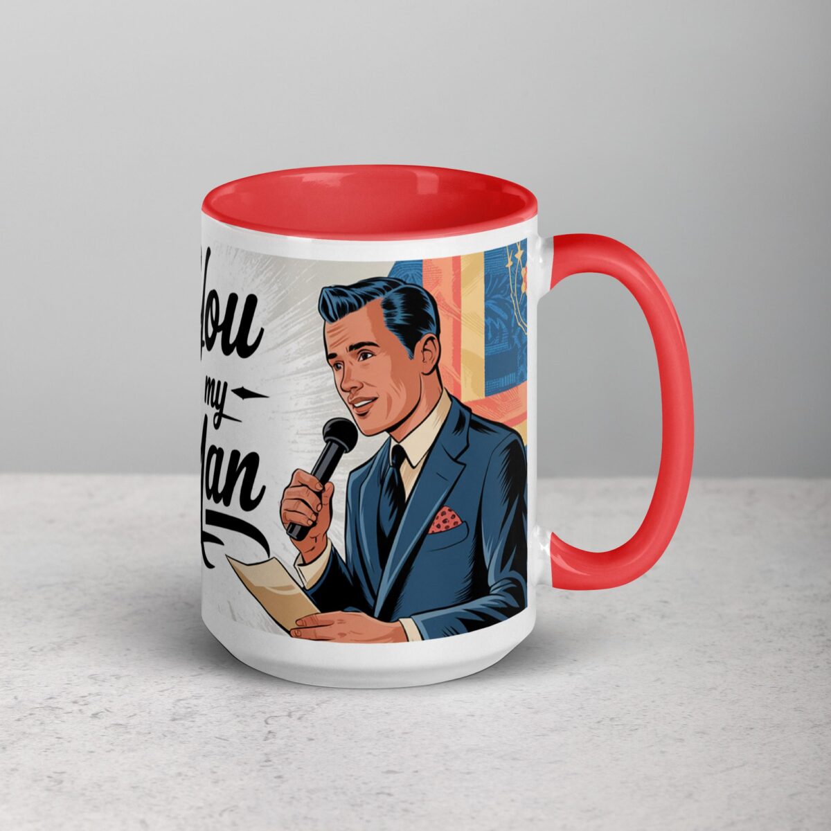 Retro Thank You Best Man Coffee Mug & Tea Cup - Image 12