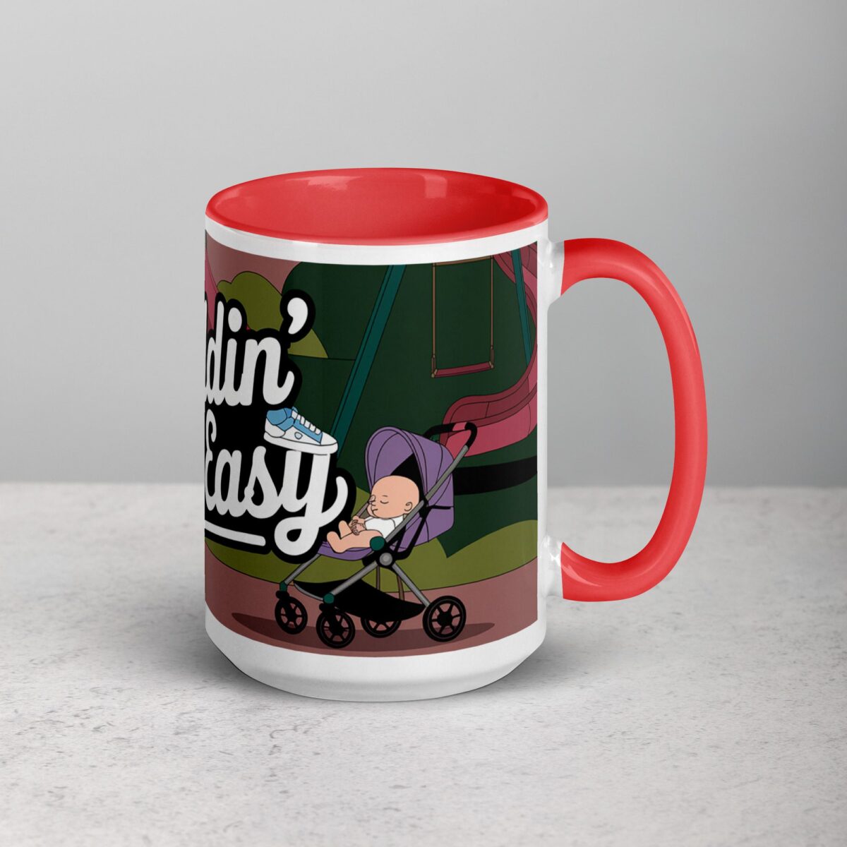 Daddin Ain't Easy  Coffee Mug & Tea Cup - Image 12