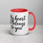 My Heart Belongs to You Girlfriend Coffee Mug - Image 12