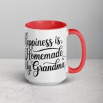Happiness is Homemade (By Grandma) Coffee Mug - Image 12
