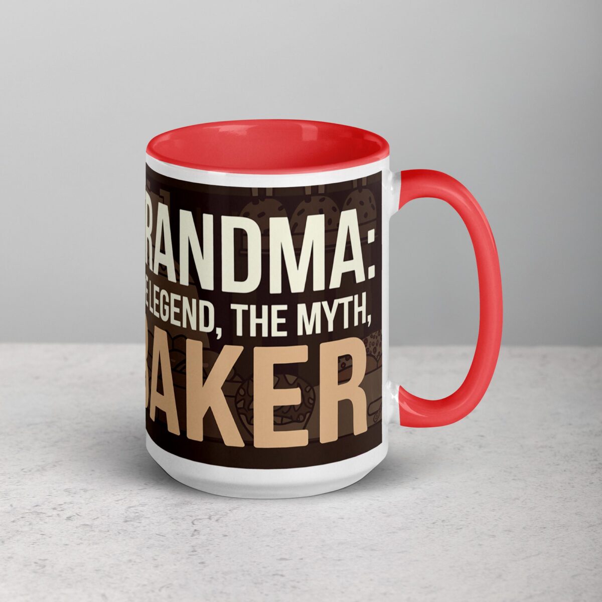 Grandma: The Legend, The Myth, The Baker Coffee Mug - Image 12