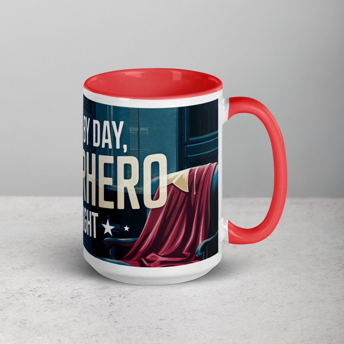 Lawyer by Day, Superhero by Night Coffee Mug - Image 12