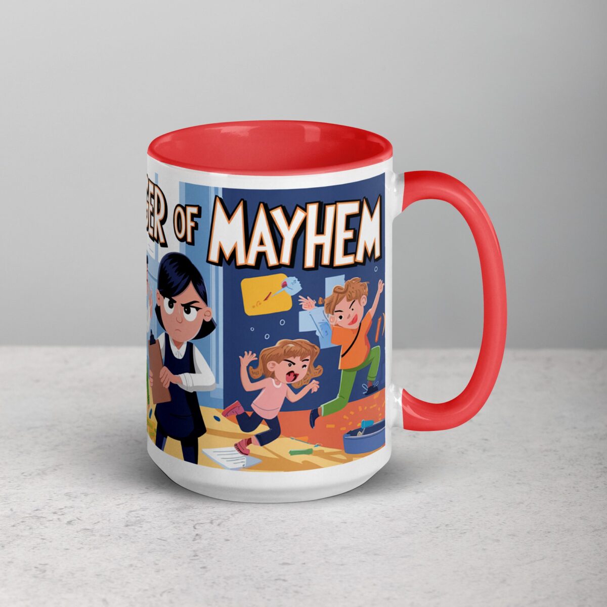 Nanny: Manager of Mayhem Coffee Mug & Tea Cup - Image 12