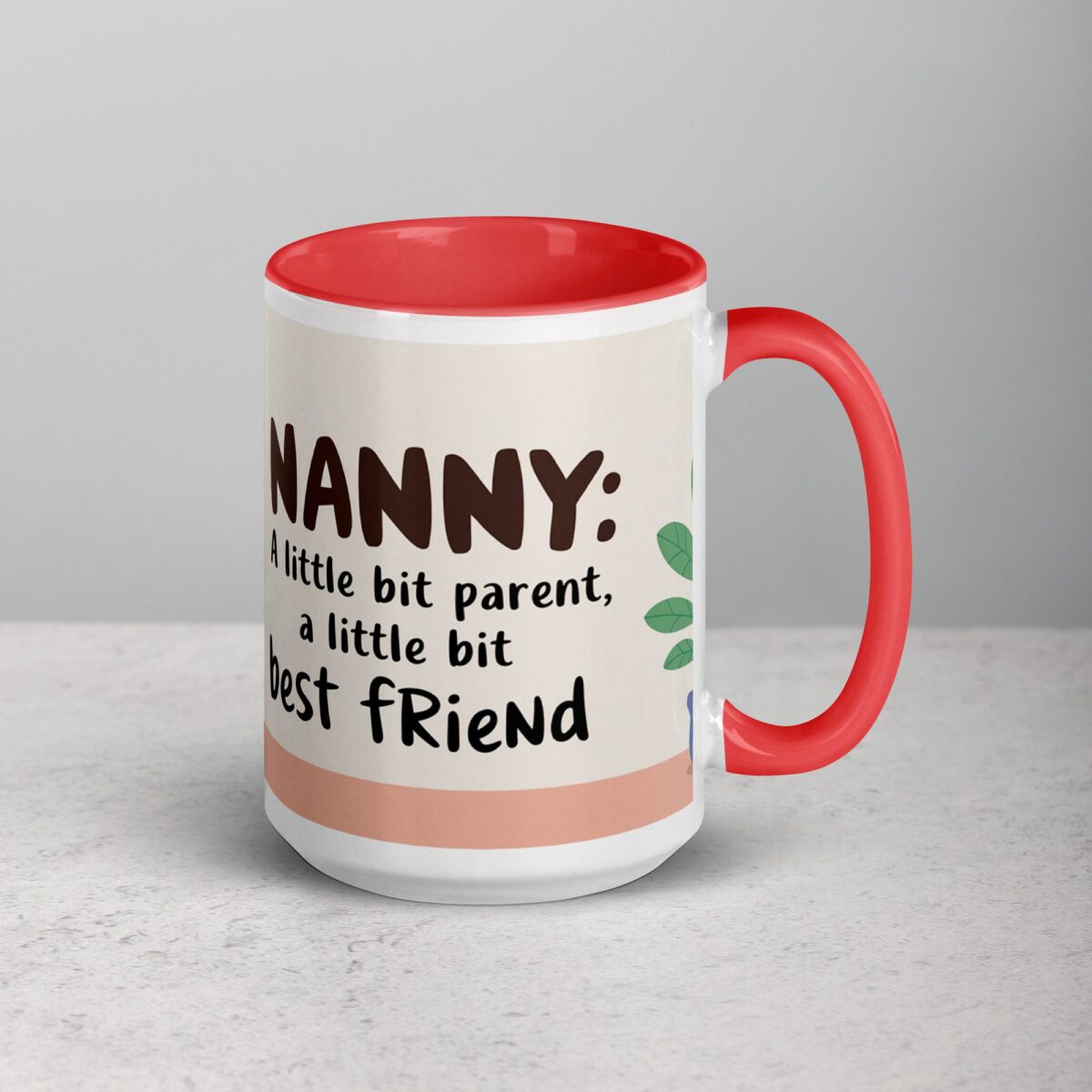 Nanny: A Little Bit Parent, A Little Bit Best Friend Mug - Image 12
