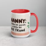 Nanny: A Little Bit Parent, A Little Bit Best Friend Mug - Image 12