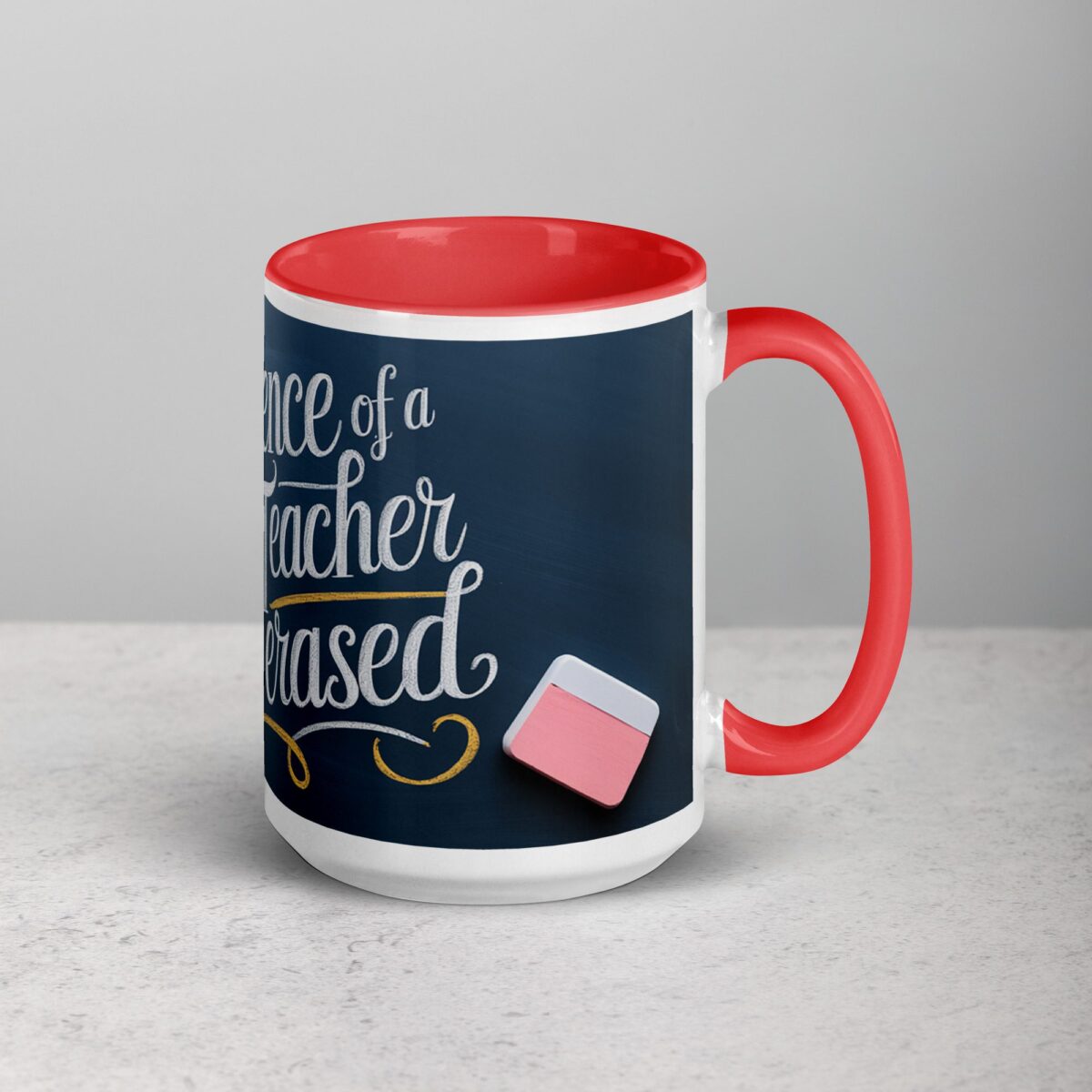 The Influence of a Great Teacher Is Never Erased Coffee Mug - Image 12