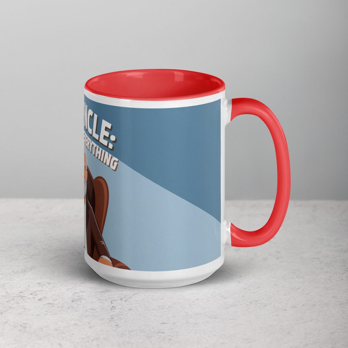 Ask Uncle: He Knows Everything Coffee Mug - Image 12