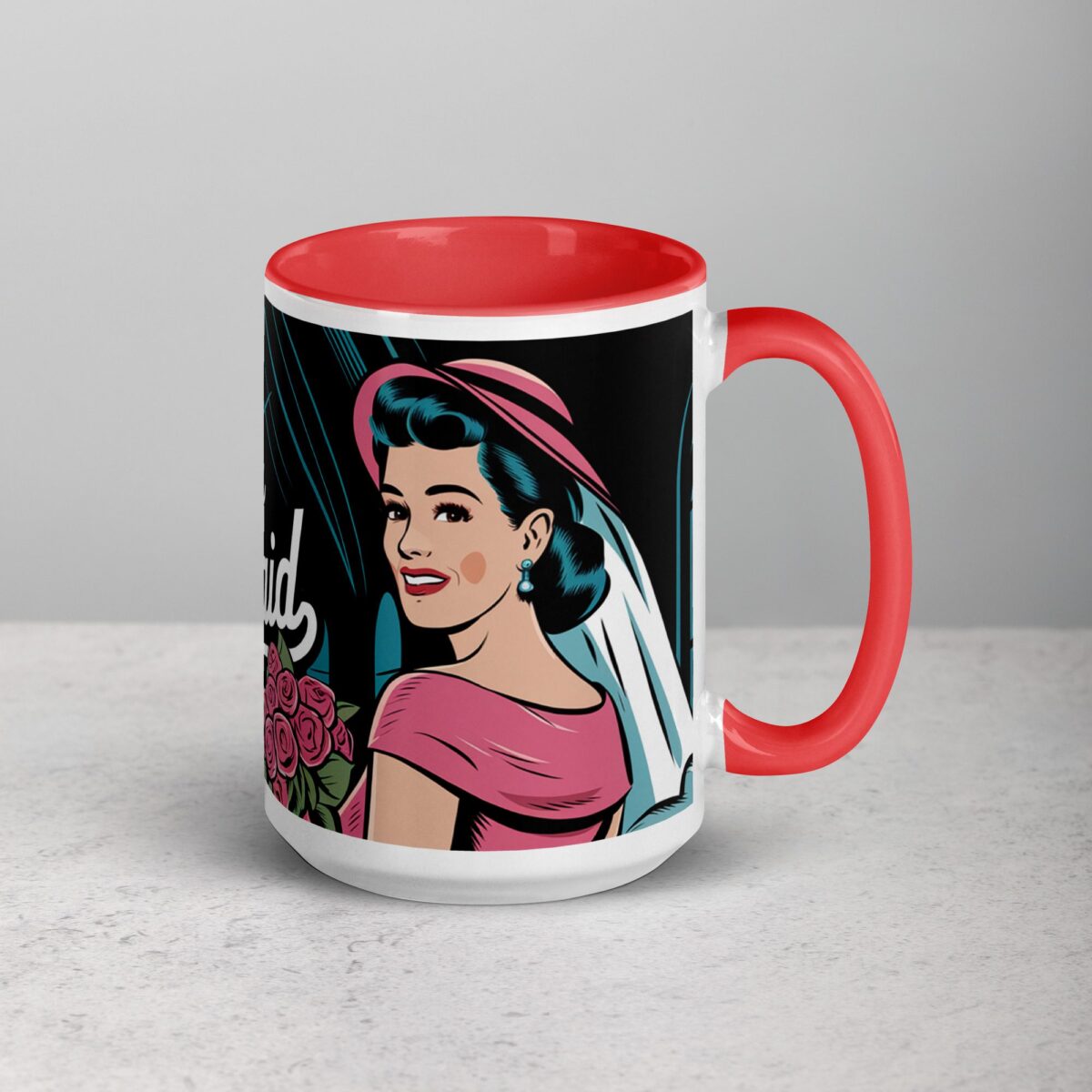 Thank You for Being My Bridesmaid Retro Coffee Mug - Image 12