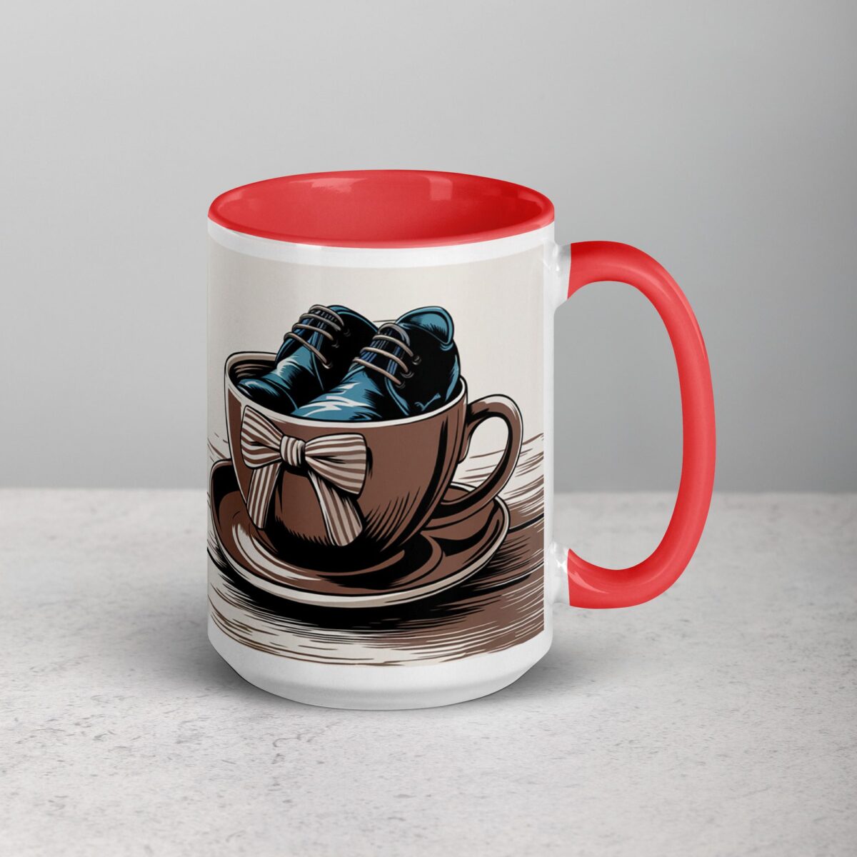 Walked Her Down the Aisle, Walking with Coffee Now Mug - Image 12