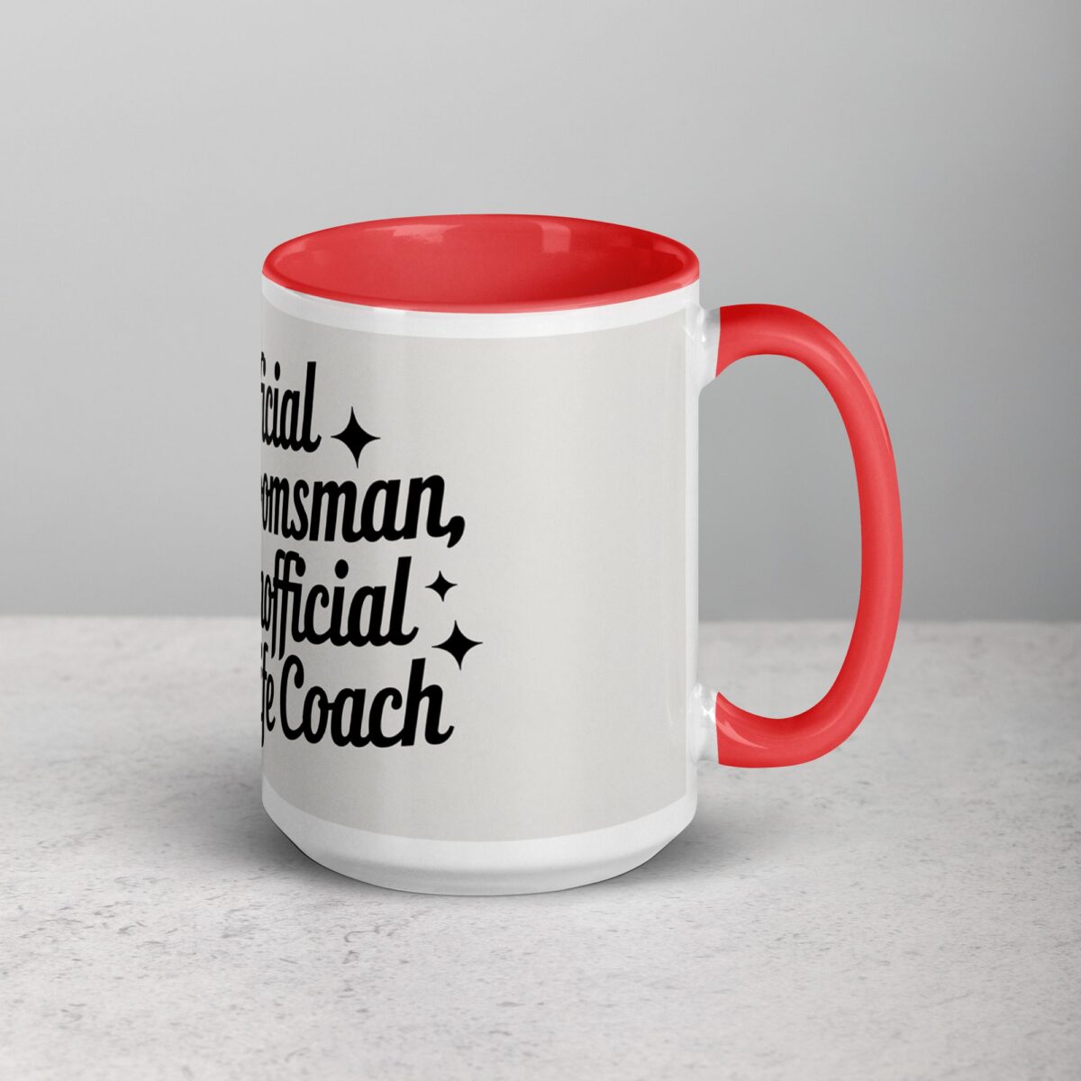 Official Groomsman, Unofficial Life Coach Coffee Mug - Image 12