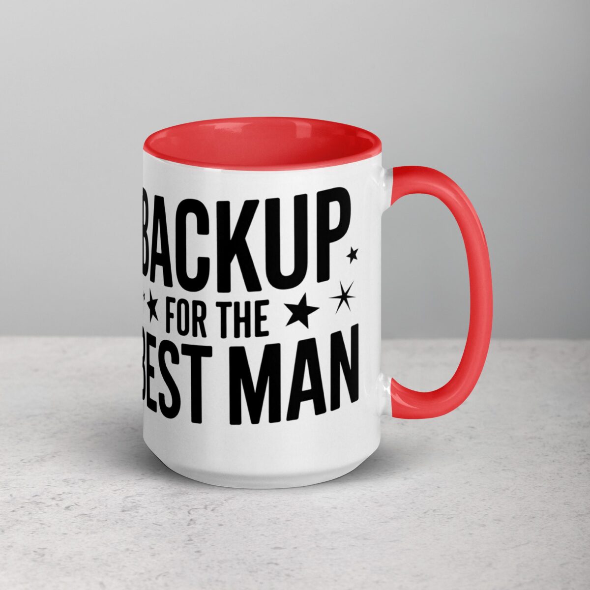Backup for the Best Man Groomsman Mug - Image 12