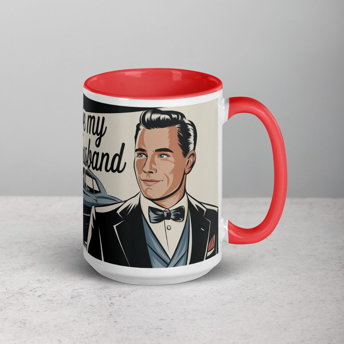 I Love My Husband Retro Coffee Mug & Tea Cup - Image 12