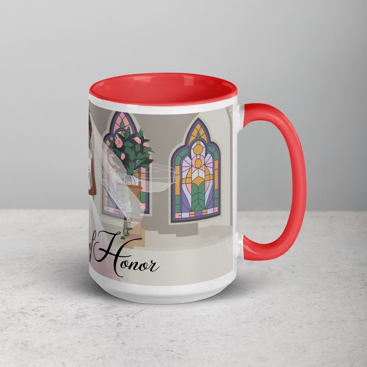 Matron of Honor Elegant Coffee Mug & Tea Cup - Image 12