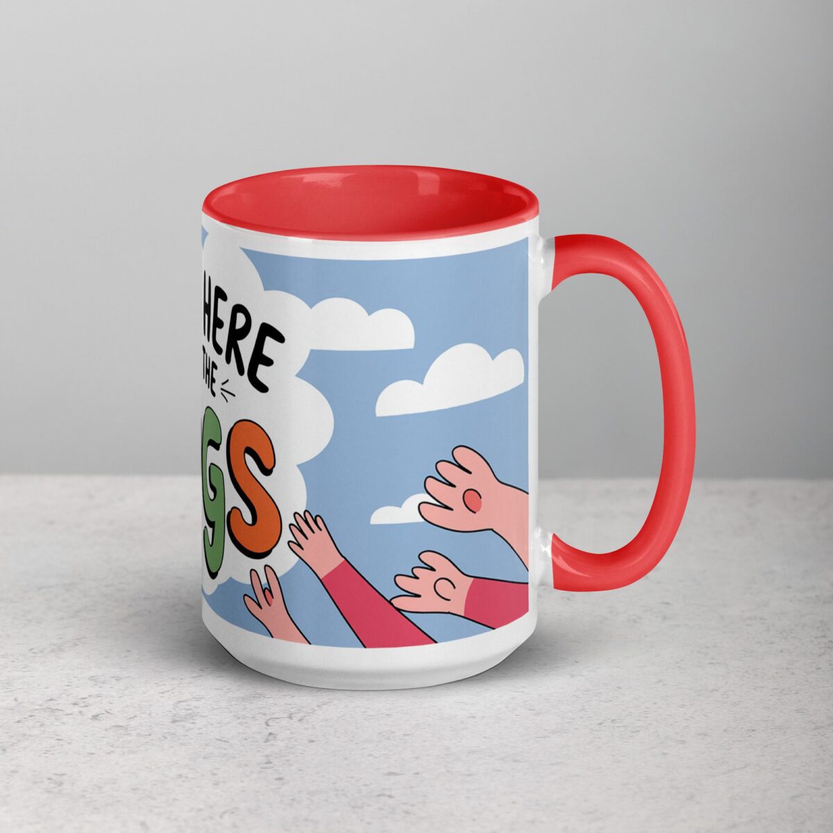 Just Here for the Hugs Coffee Mug - Image 12