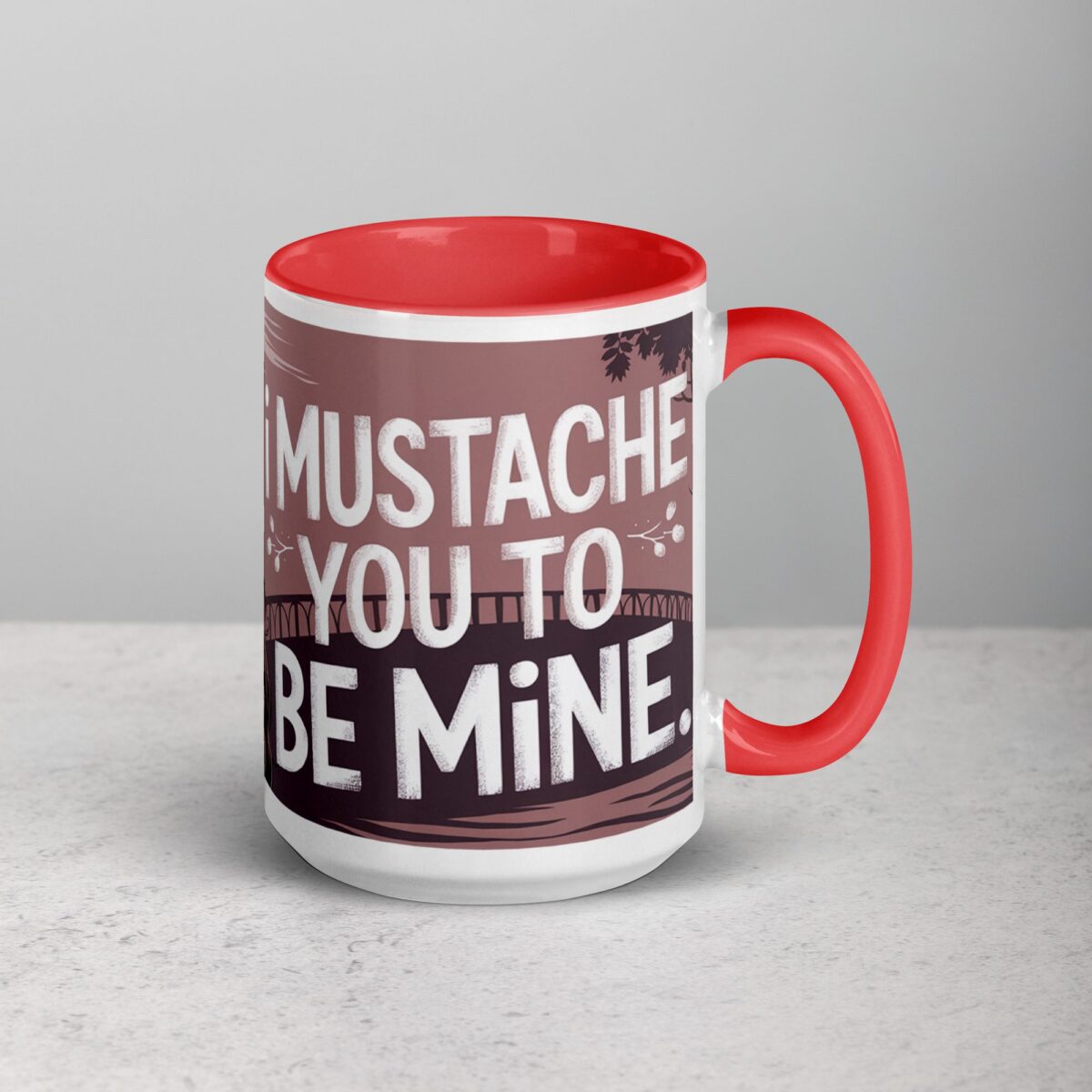 I Mustache You to Be Mine Boyfriend Coffee Mug - Image 12