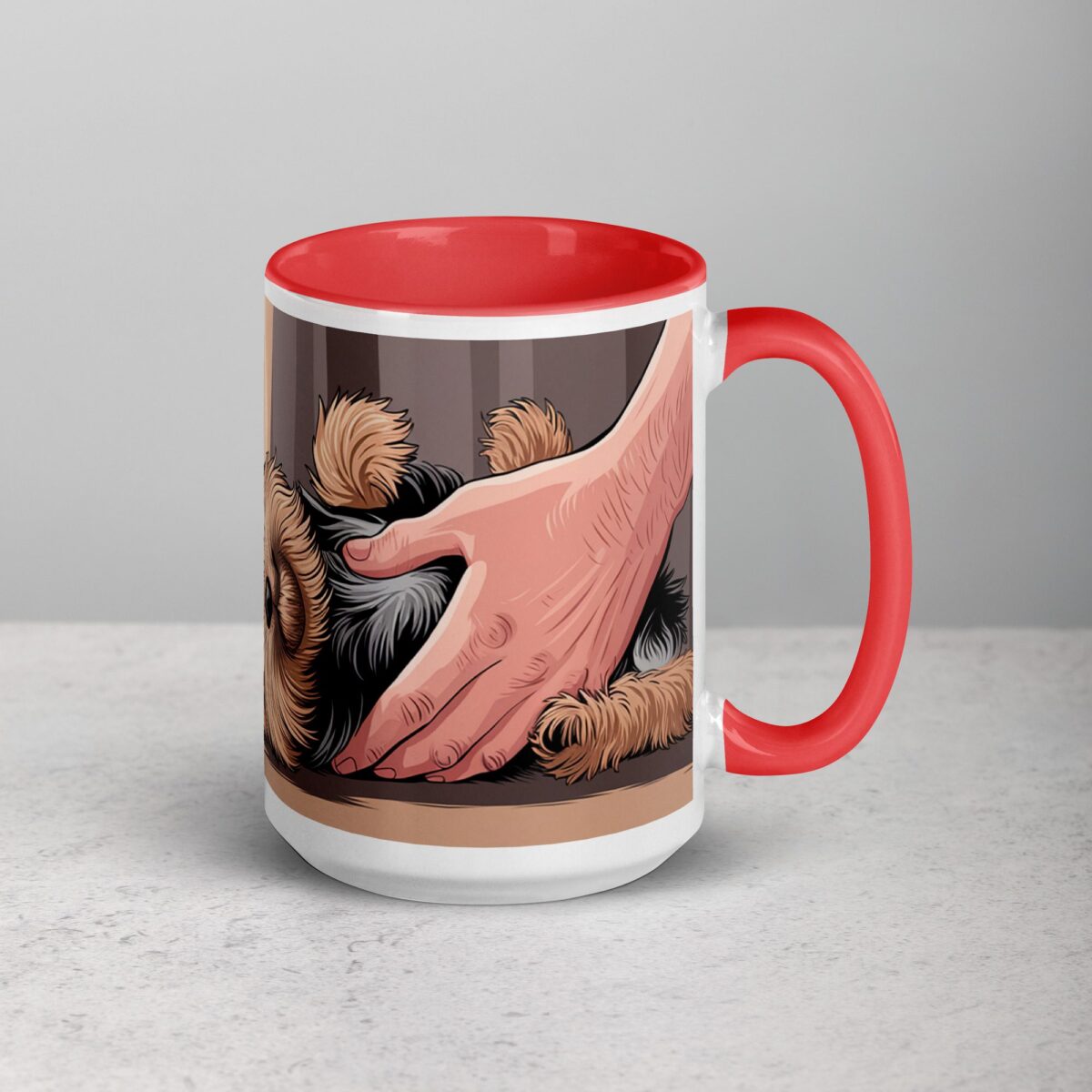 Yorkie Dad: Master of Treats and Belly Rubs Coffee Mug - Image 12