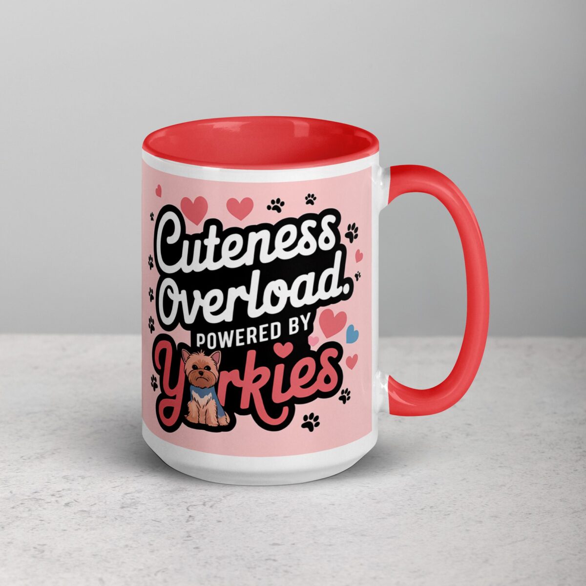 Cuteness Overload: Powered by Yorkies Coffee Mug - Image 12
