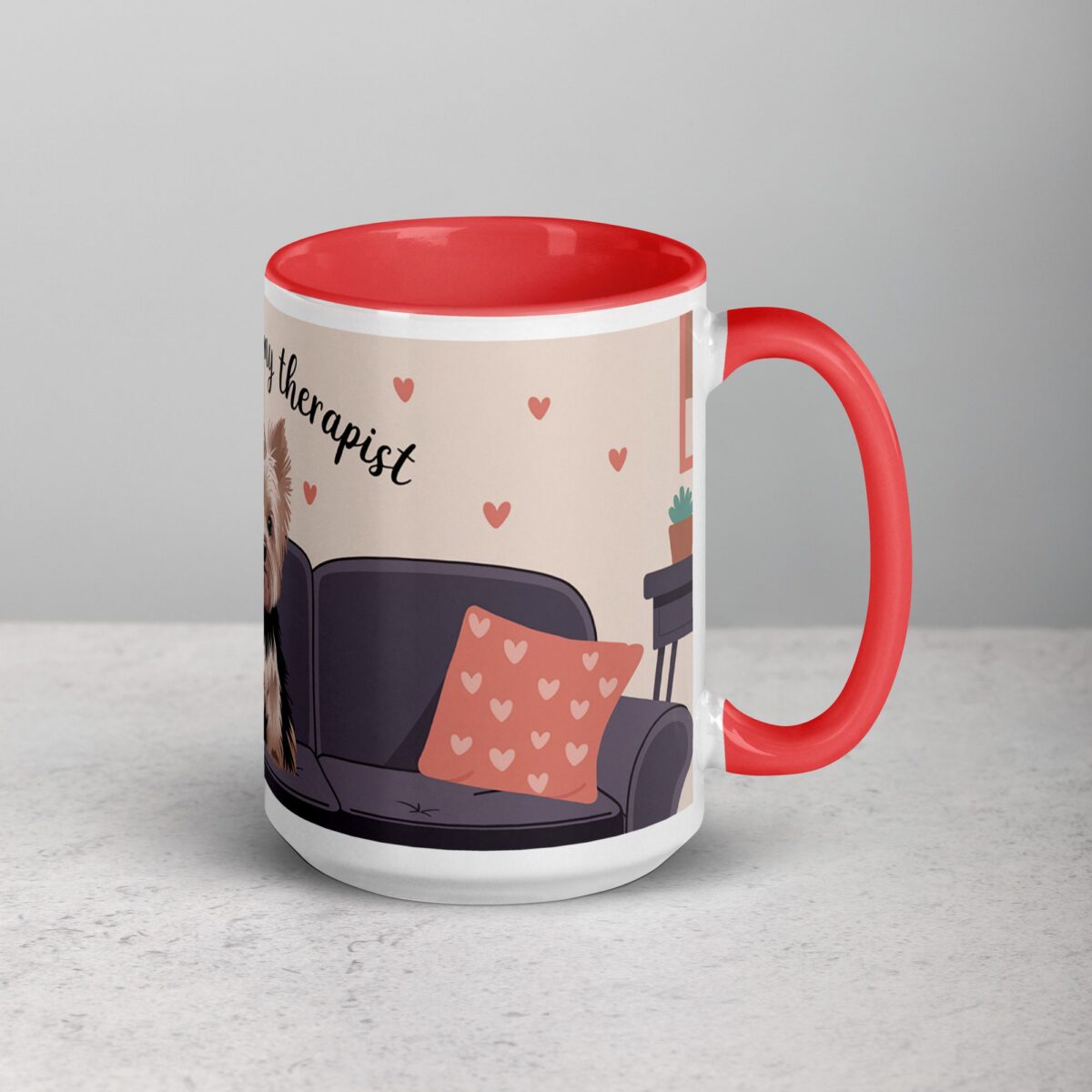 My Yorkie Is My Therapist Coffee Mug - Image 12
