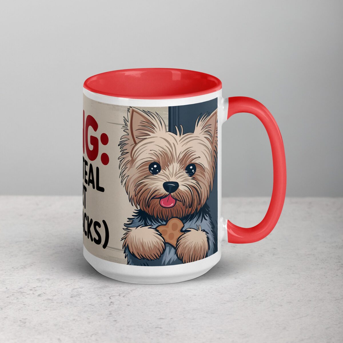 Warning: Yorkie May Steal Your Heart Coffee Mug - Image 13