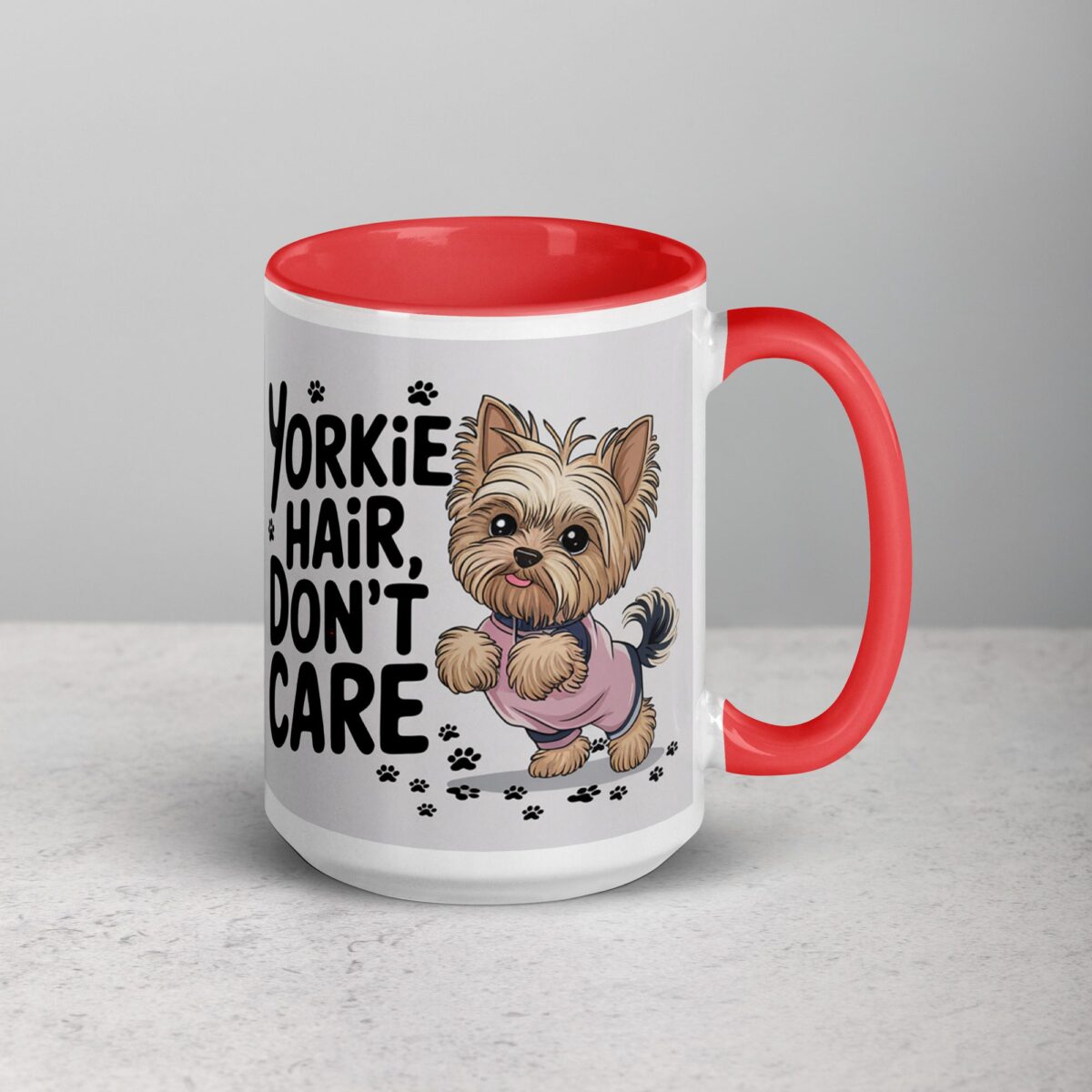 Yorkie Hair, Don’t Care Coffee Mug - Image 12