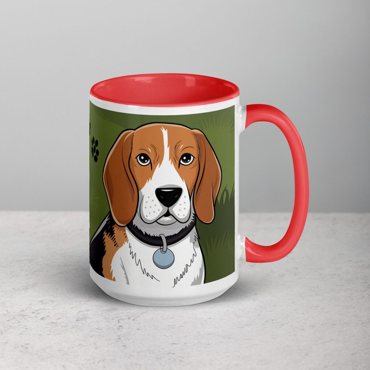 Warning: Beagle on Patrol Coffee Mug - Image 12