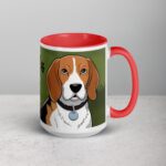 Warning: Beagle on Patrol Coffee Mug - Image 12