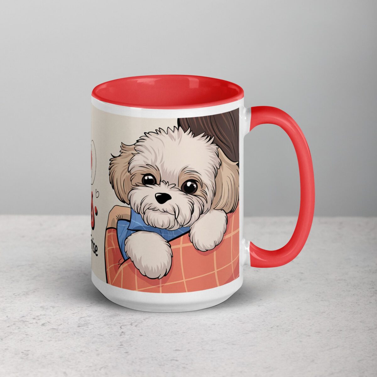 Fluff and Cuddles: Powered by Bichon Frise Coffee Mug - Image 12