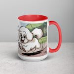Warning: Fluff Ball on the Loose Coffee Mug - Image 12