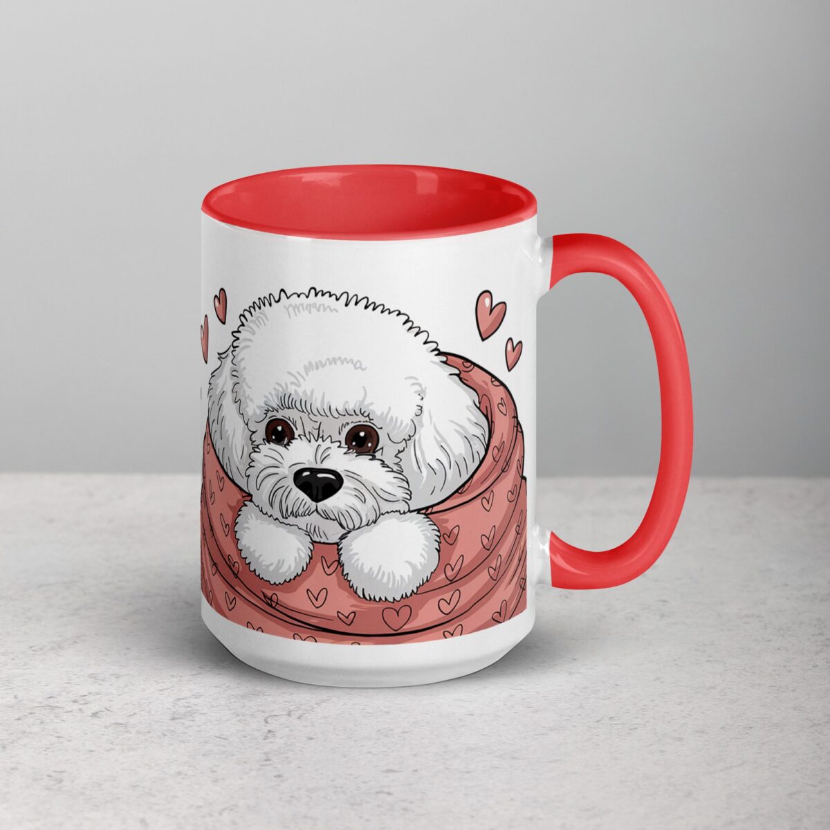 Happiness Is a Warm Bichon Coffee Mug & Tea Cup - Image 12