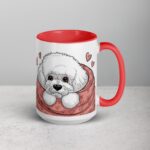 Happiness Is a Warm Bichon Coffee Mug & Tea Cup - Image 12