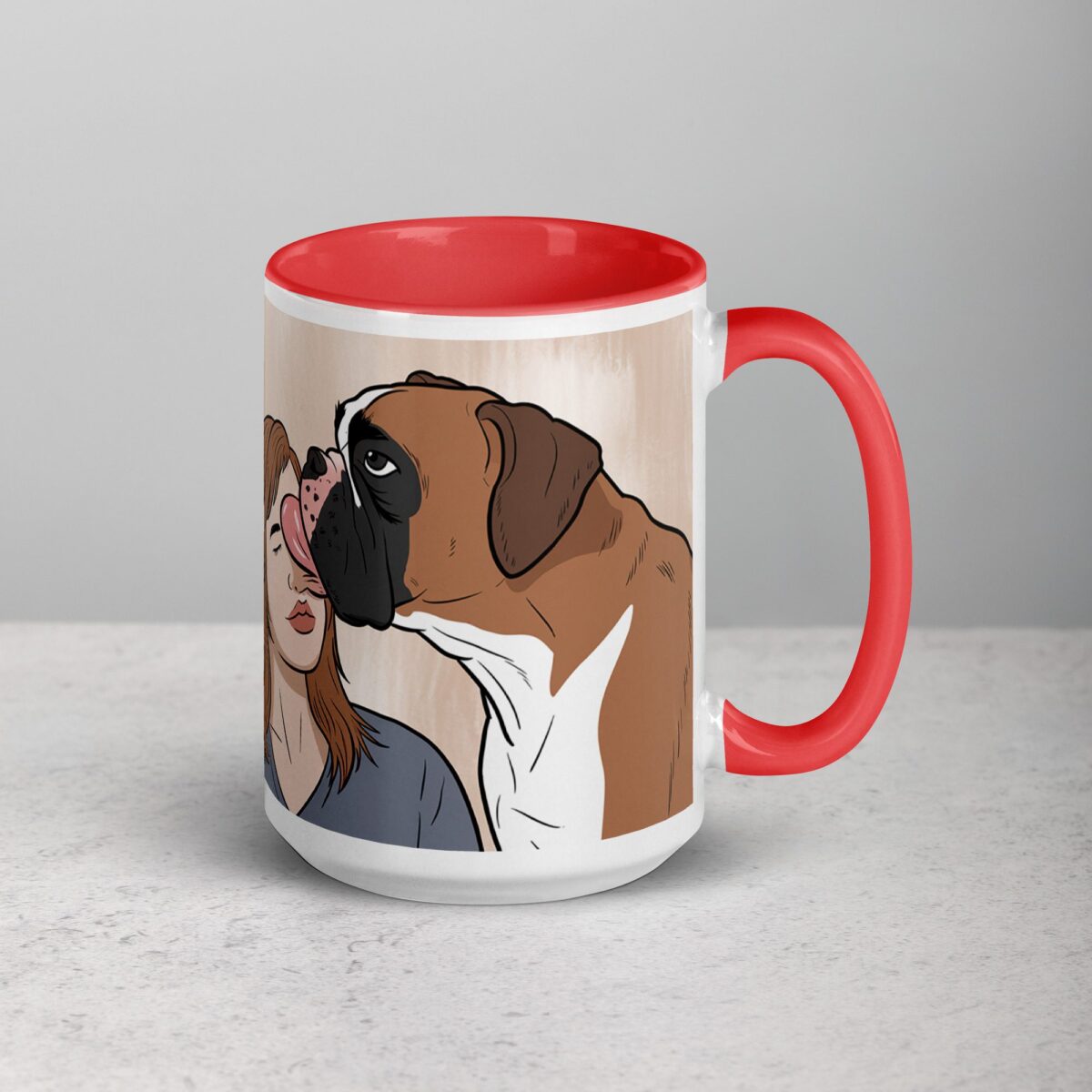 Fueled by Coffee and Boxer Kisses Mug - Image 12