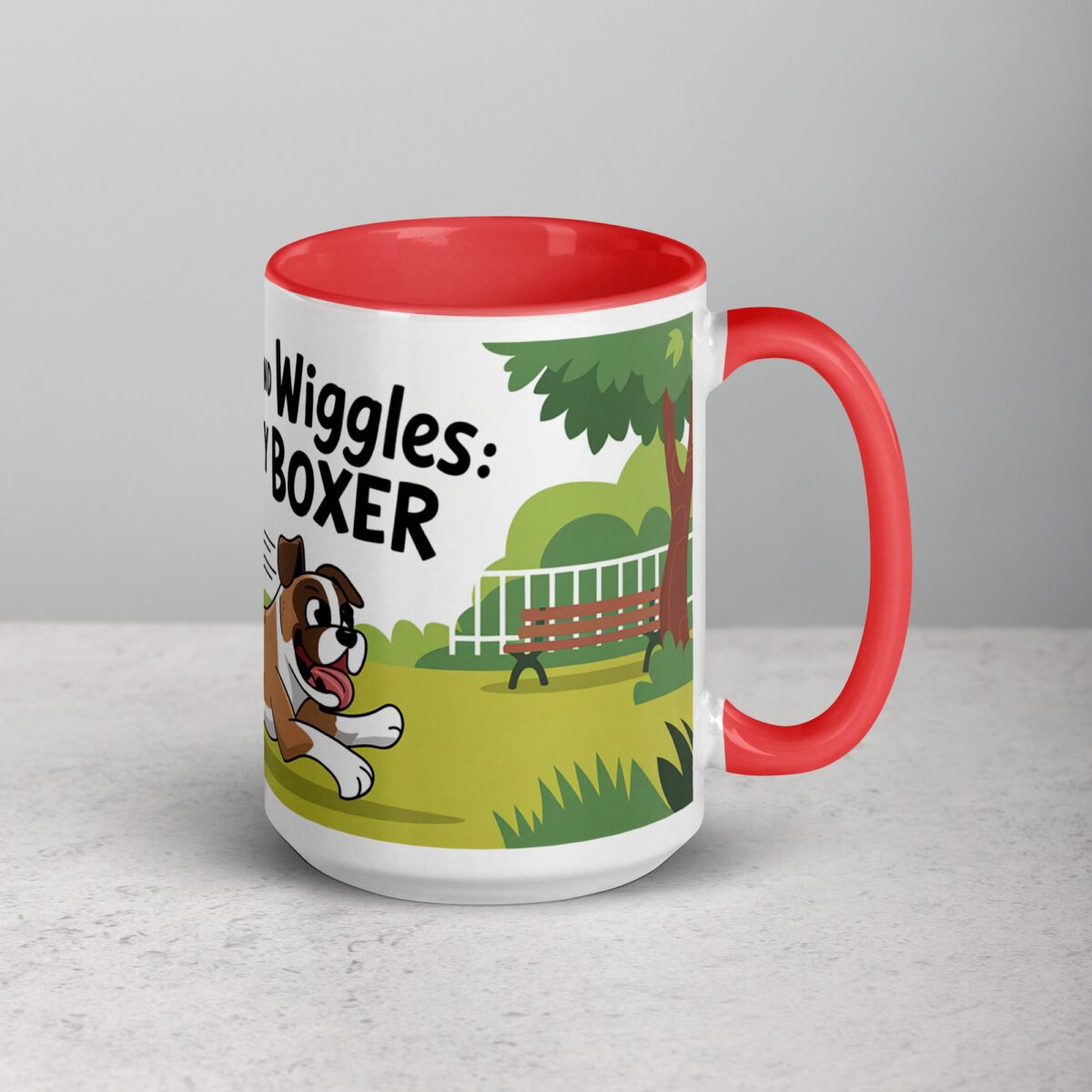 Wiggles and Wiggles: That’s My Boxer Coffee Mug - Image 12