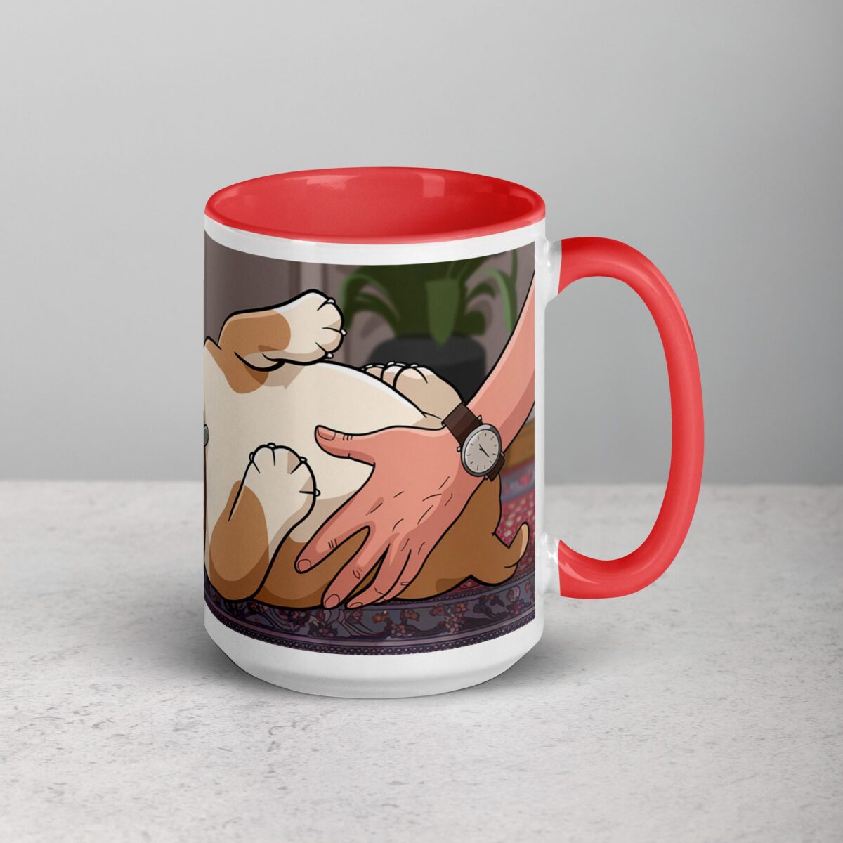 Bulldog Dad: Chief Belly Rub Giver Coffee Mug - Image 12
