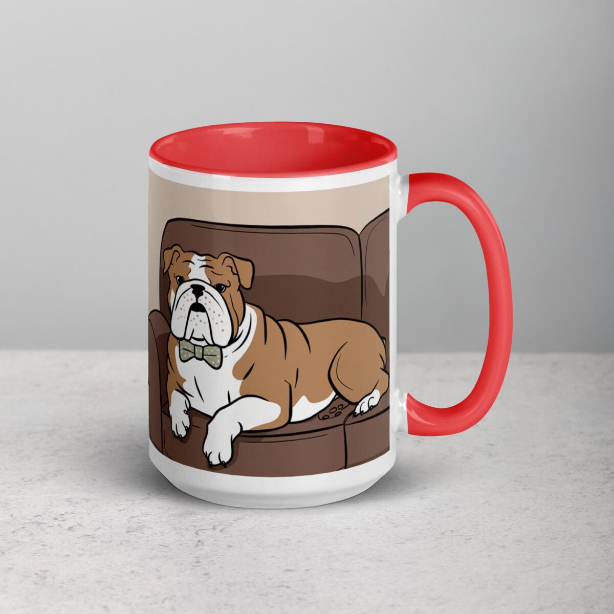 My Bulldog Is My Therapist Coffee Mug & Tea Cup - Image 12