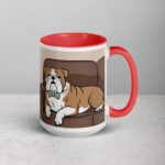 My Bulldog Is My Therapist Coffee Mug & Tea Cup - Image 12