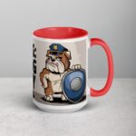 Warning: Bulldog on Duty Coffee Mug - Image 12