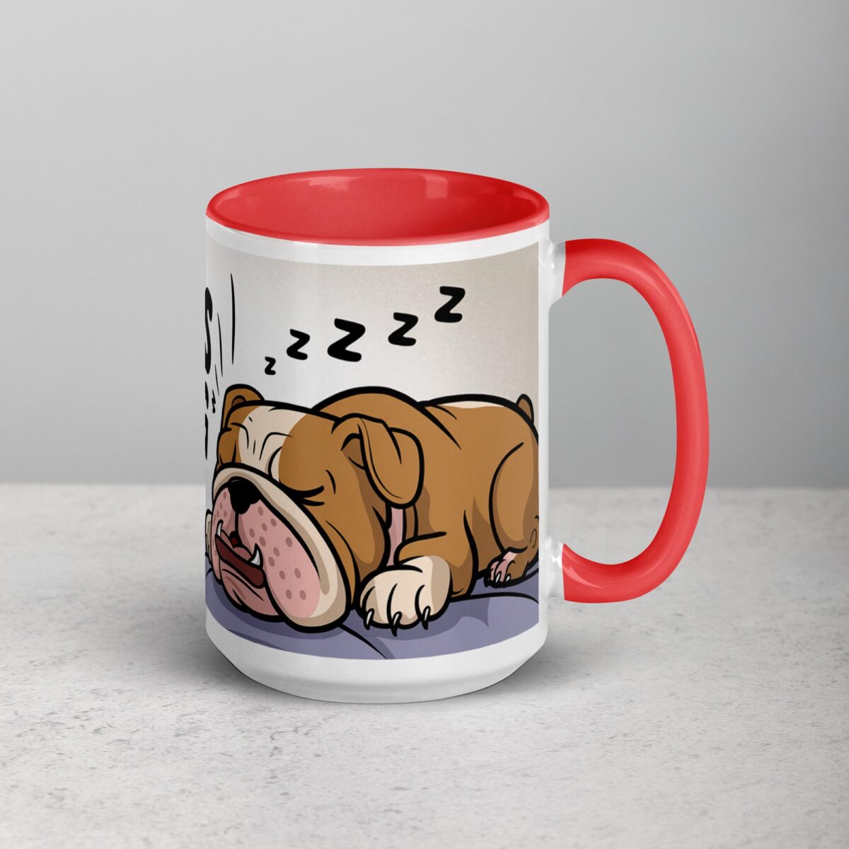 Happiness Is a Bulldog Snore Coffee Mug - Image 12