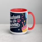 Chihuahuas Make Life Pawsome Coffee Mug - Image 12