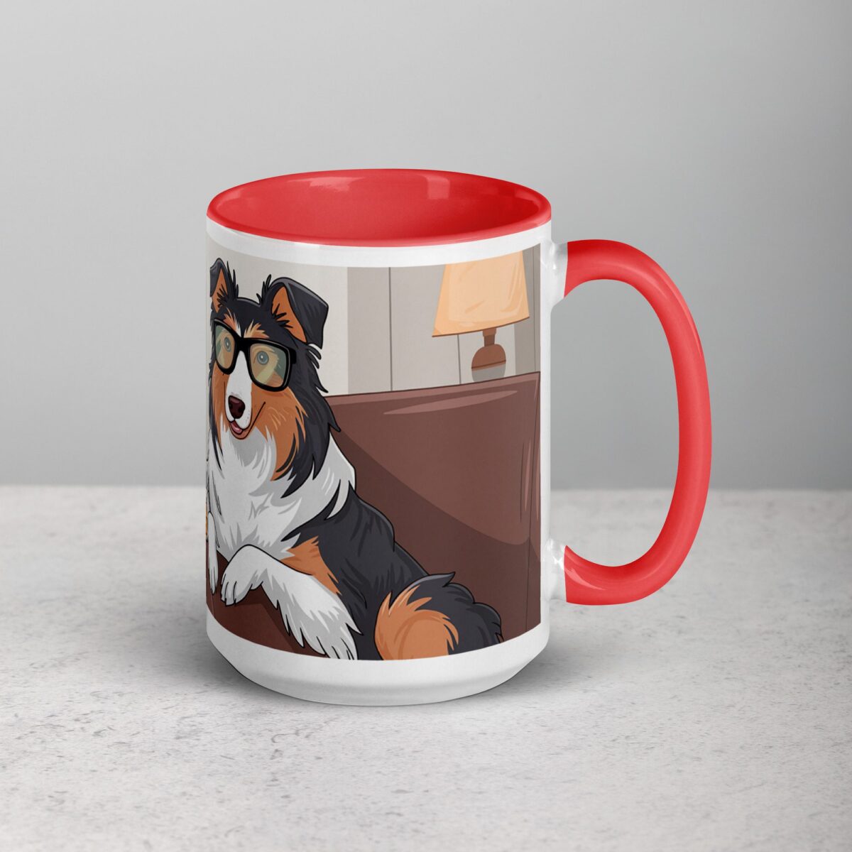 My Collie Is My Therapist Coffee Mug - Image 12