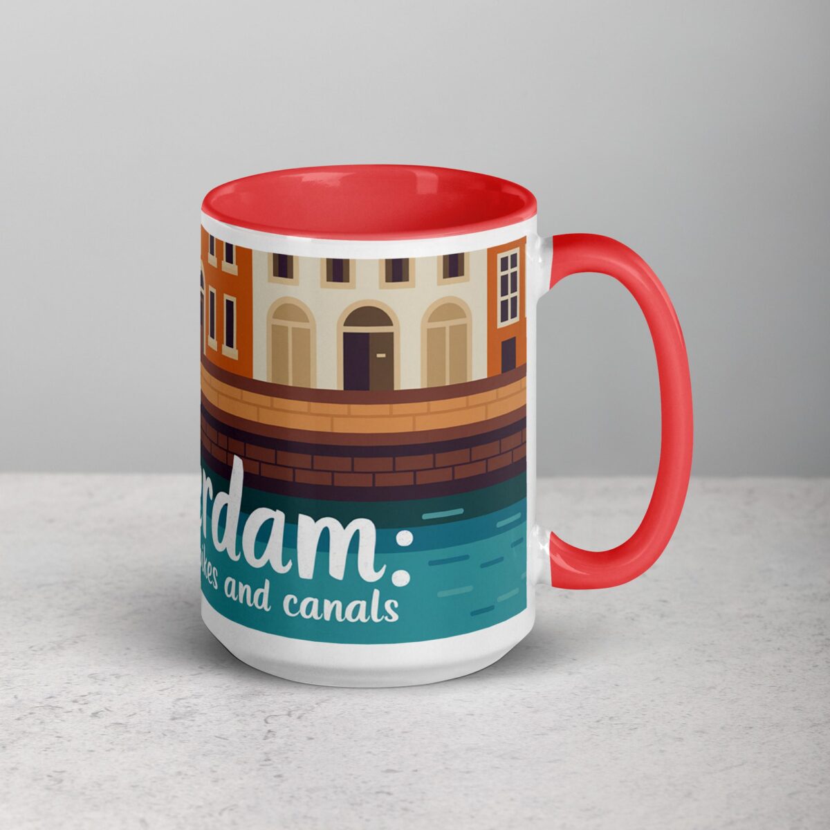 Amsterdam: The City of Bikes and Canals Coffee Mug - Image 12