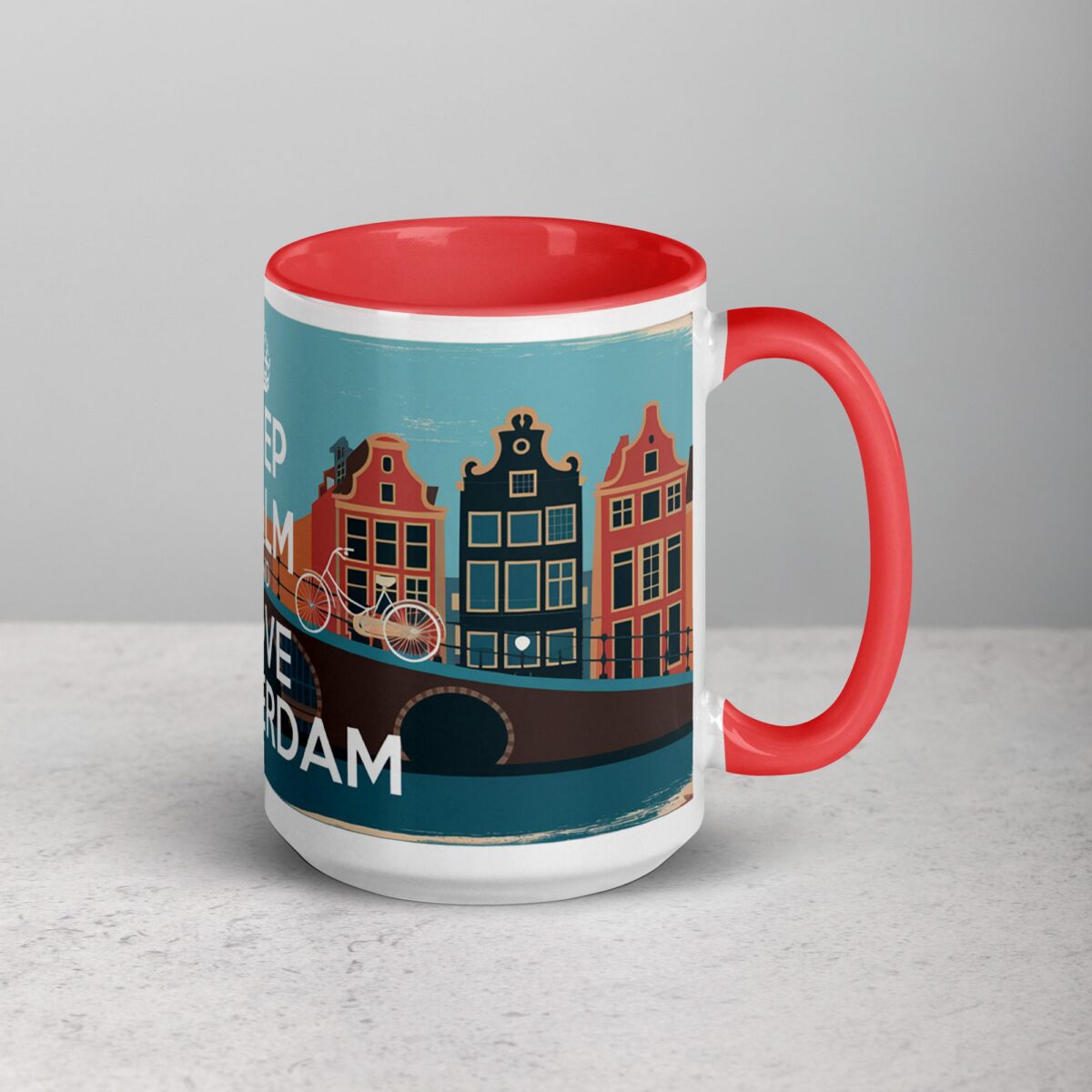 Keep Calm and Love Amsterdam Coffee Mug - Image 12