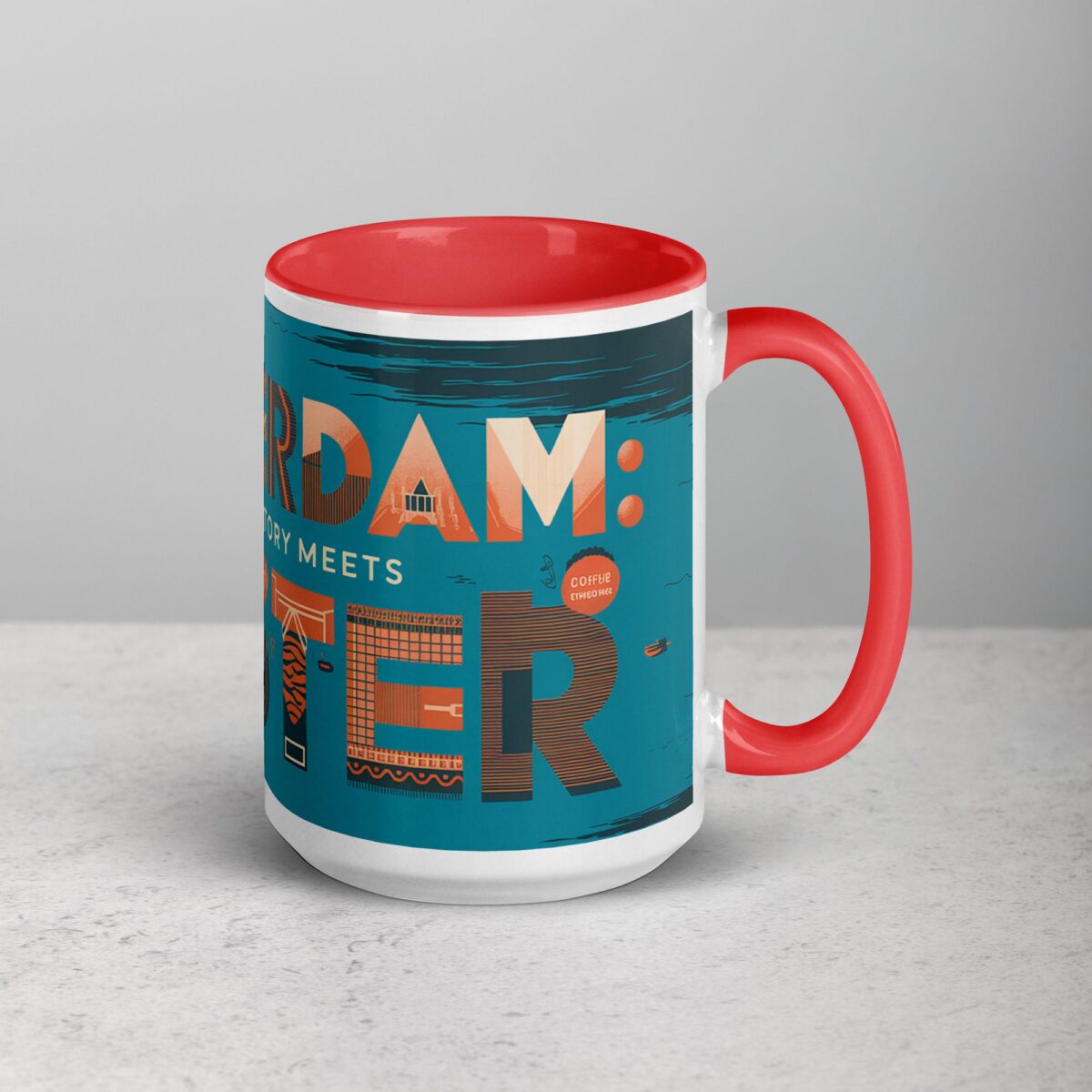 Amsterdam: Where History Meets Hipster Coffee Mug - Image 12